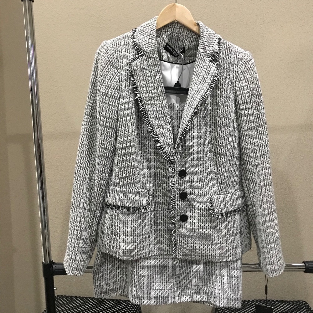 NWT Black & White Karl Lagerfeld Jacket & Skirt